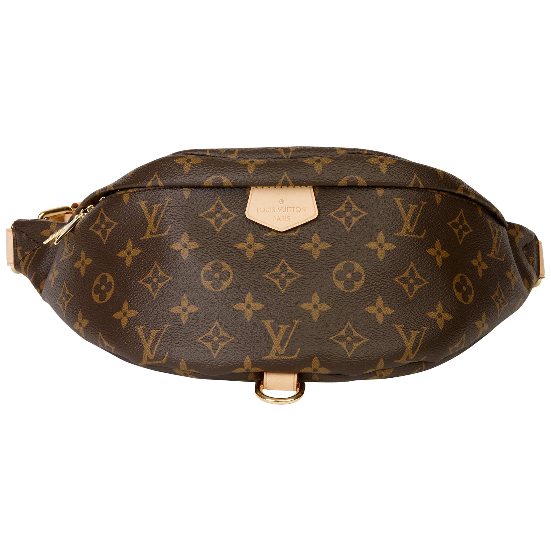 Louis Vuitton Bumbag Monogram Brown in Coated Canvas with Gold