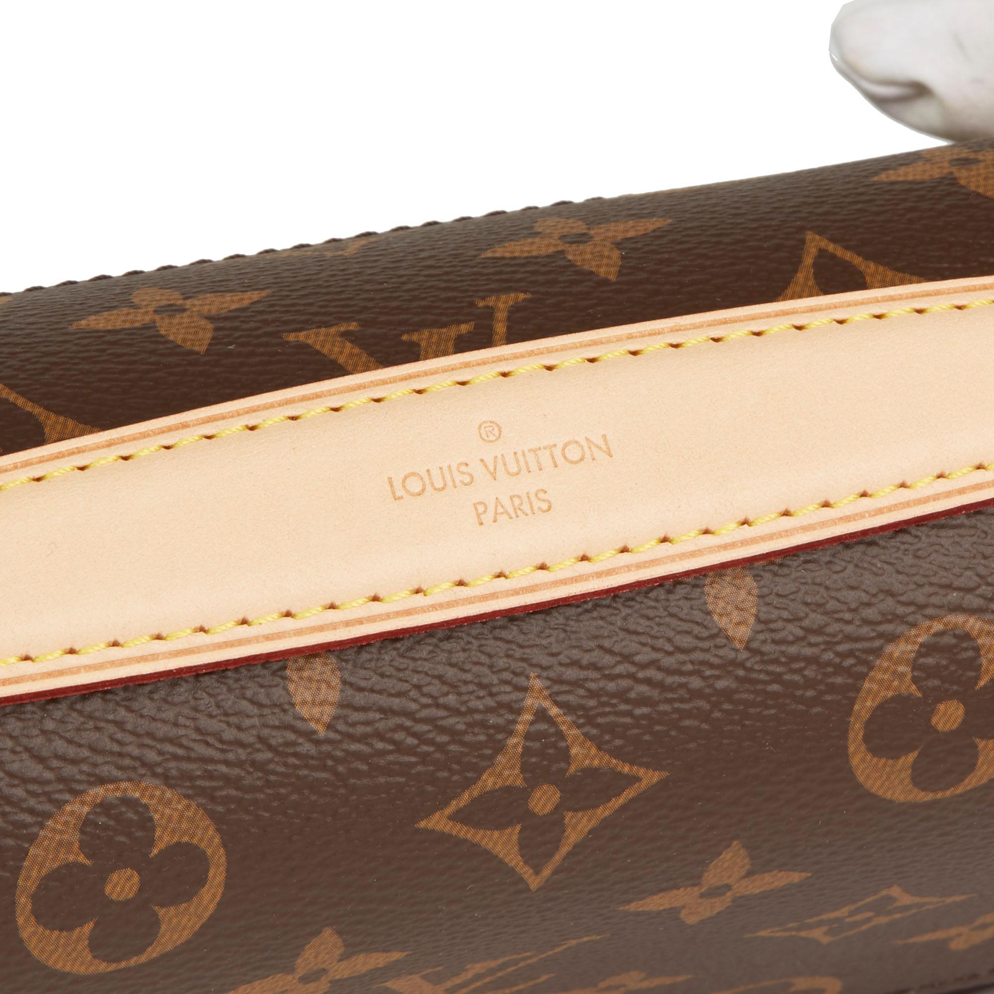 2019 Louis Vuitton Brown Monogram Coated Canvas Pochette Metis 3