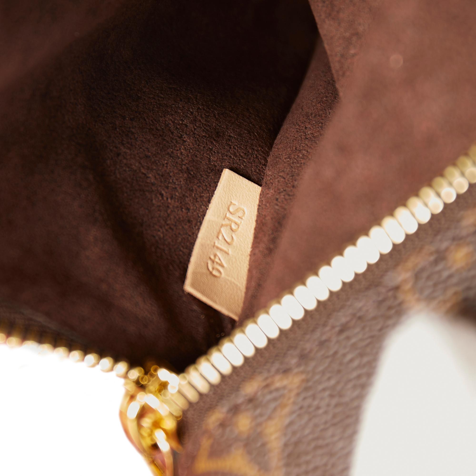 2019 Louis Vuitton Brown Monogram Coated Canvas Pochette Metis 5
