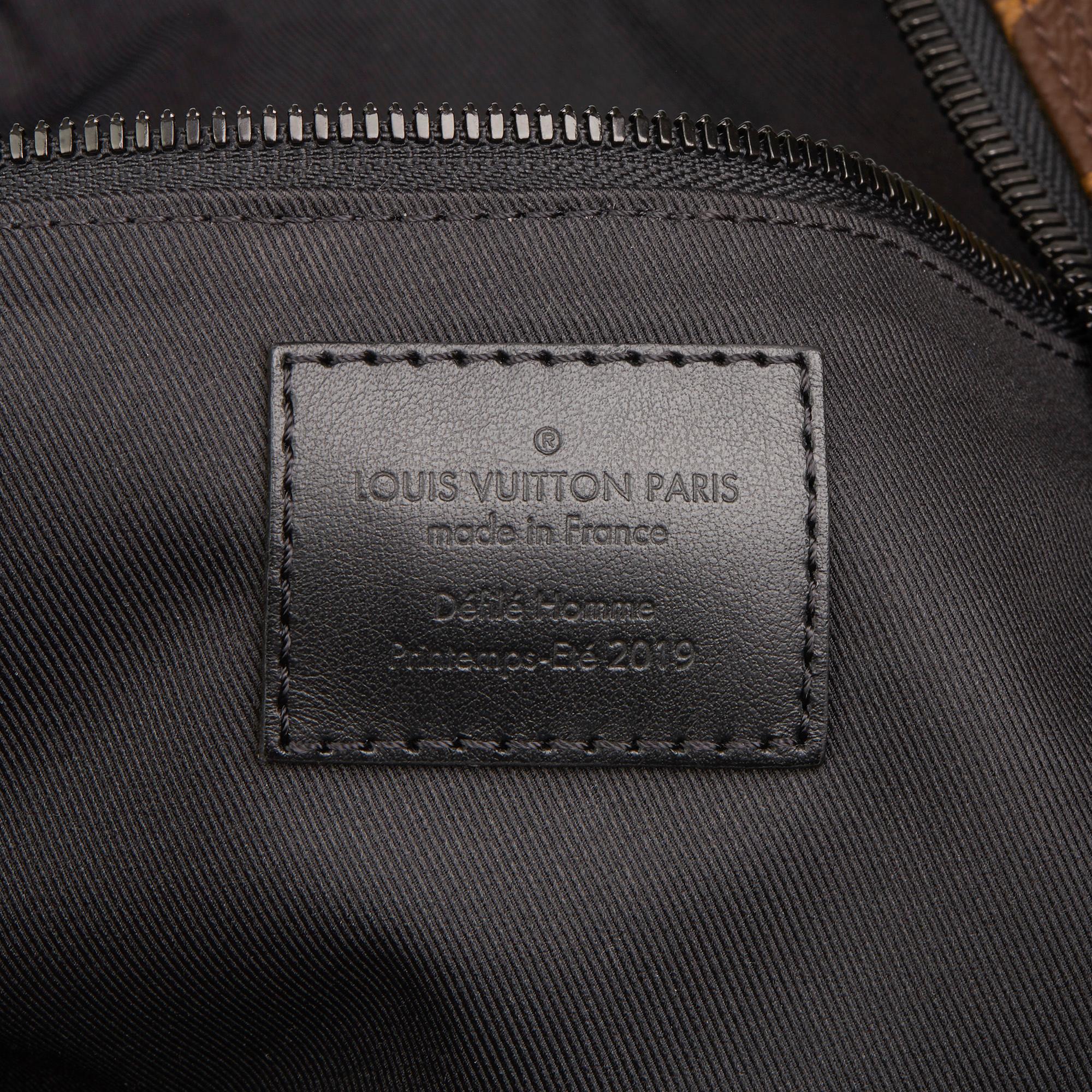 2019 Louis Vuitton Brown Monogram Virgil Abloh Keepall Bandouliere 50 2