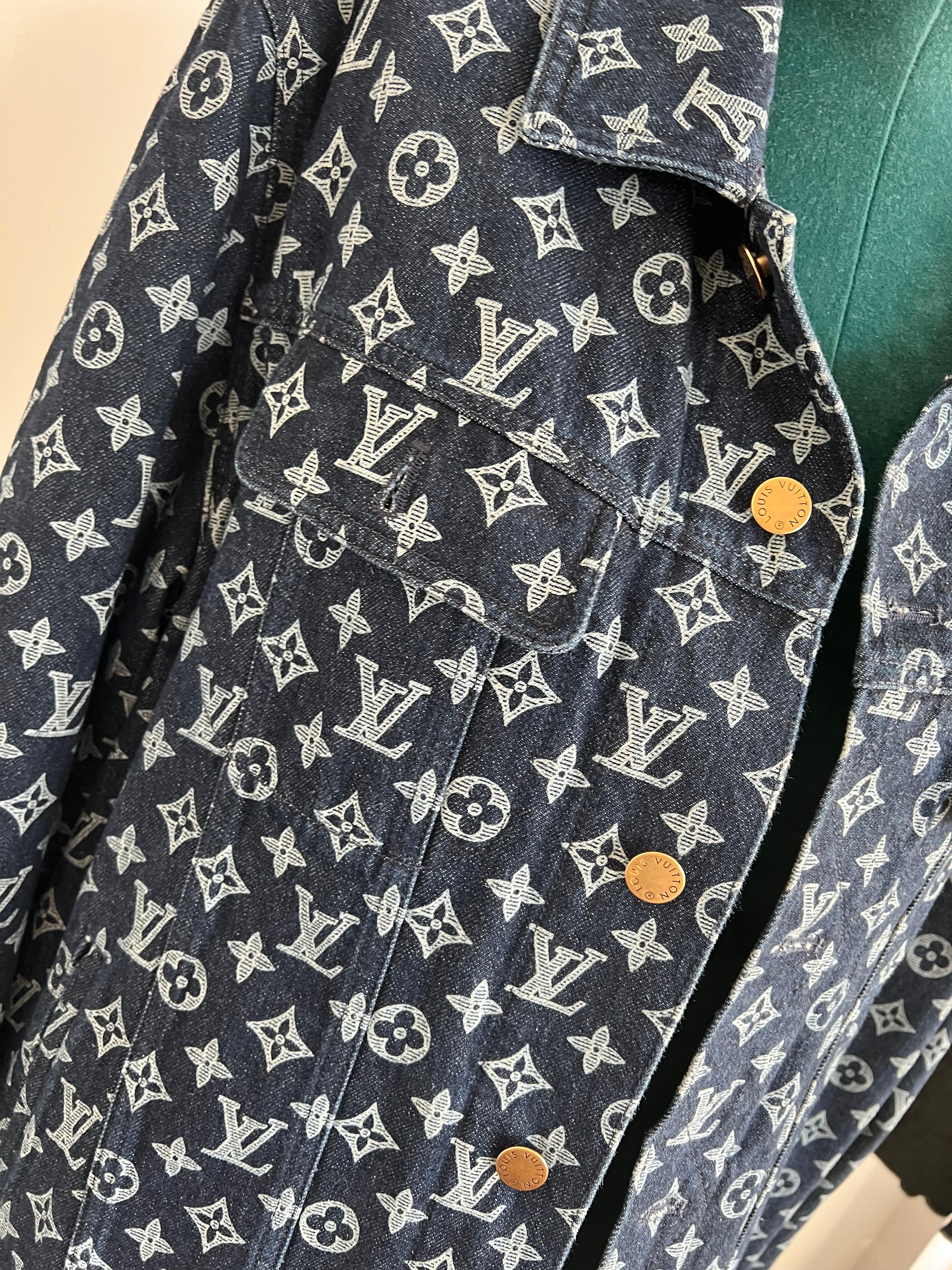 lv denim jacket