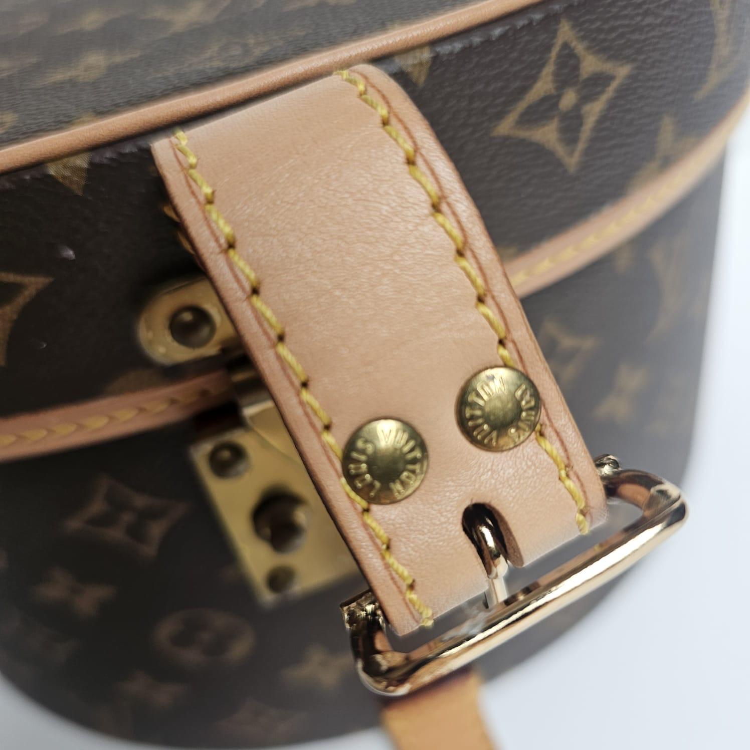 2019 Louis Vuitton Monogram Boite Chapeau 30 Holz-Reisekoffer mit Monogramm im Angebot 6