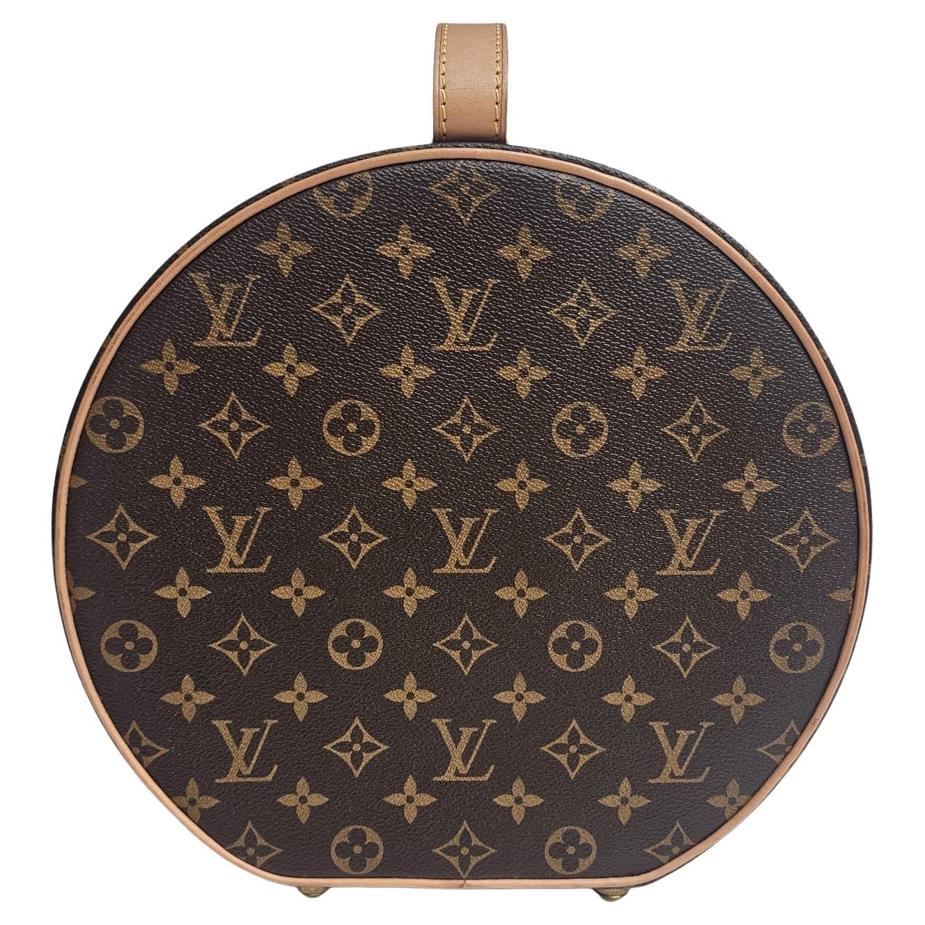 Sac de voyage Louis Vuitton Monogram Boite Chapeau 30 en bois 2019