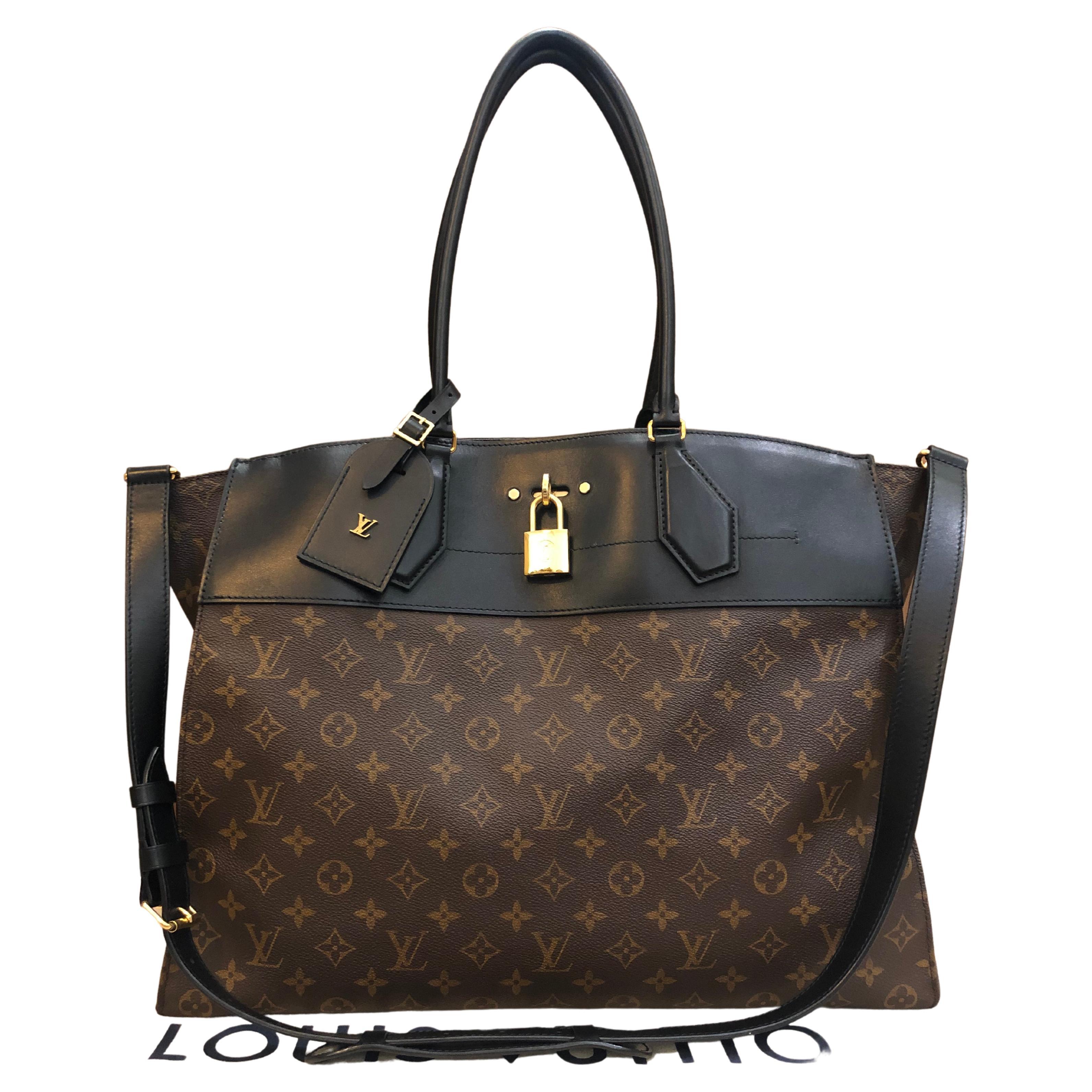 Louis Vuitton CITY STEAMER 2018-19FW Monogram Casual Style Plain Leather  Office Style in 2023