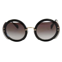 2019 Miu Miu Reveal Glitter Sunglasses