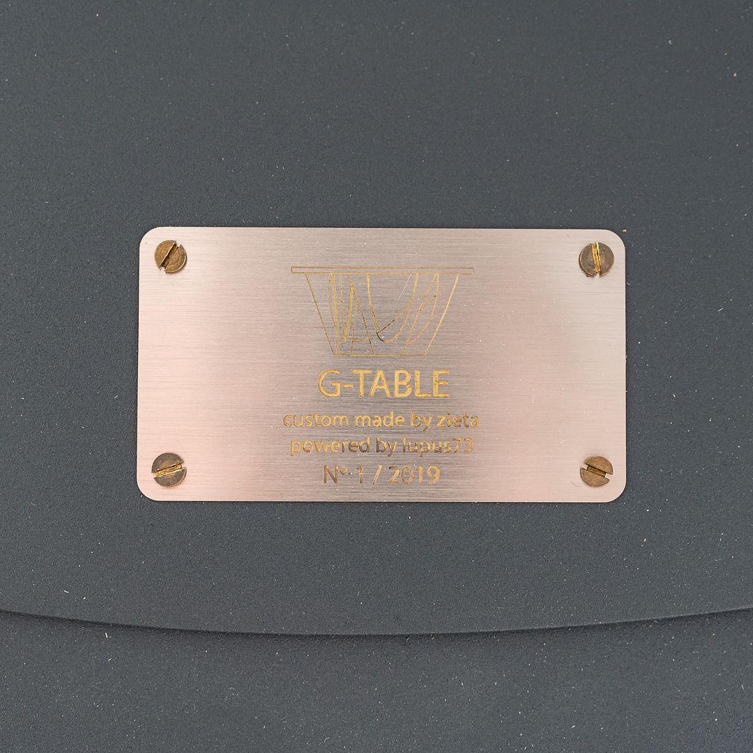 XXIe siècle et contemporain 2019 Oskar Zieta pour Zieta G-Table en acier inoxydable noir en vente