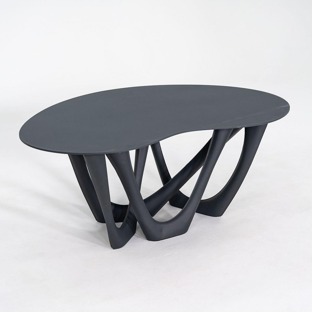 Acier inoxydable 2019 Oskar Zieta pour Zieta G-Table en acier inoxydable noir en vente