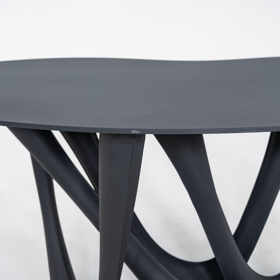 2019 Oskar Zieta pour Zieta G-Table en acier inoxydable noir en vente 1