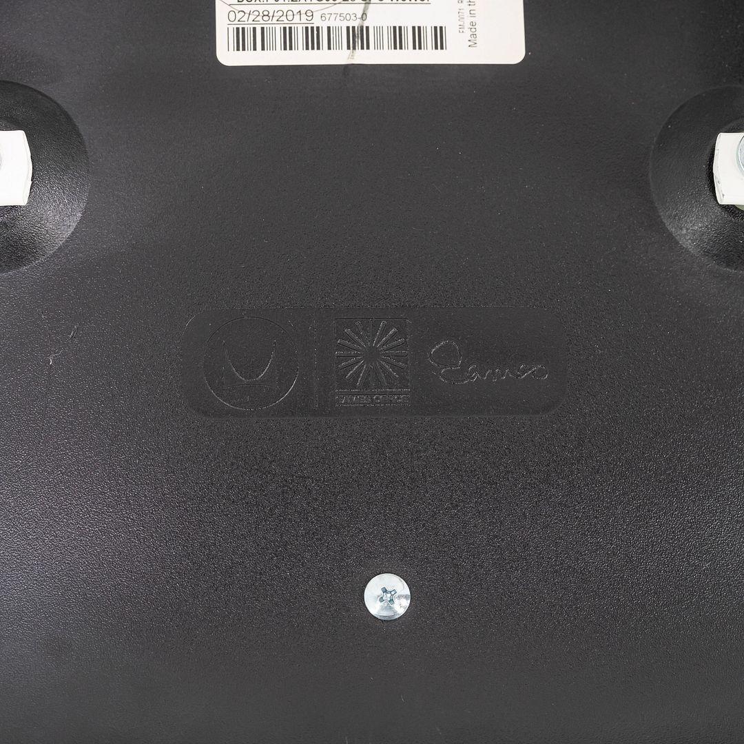 2019 Pair of Herman Miller Eames Plastic Dining Shell Chairs with Fabric Seat For Sale 5