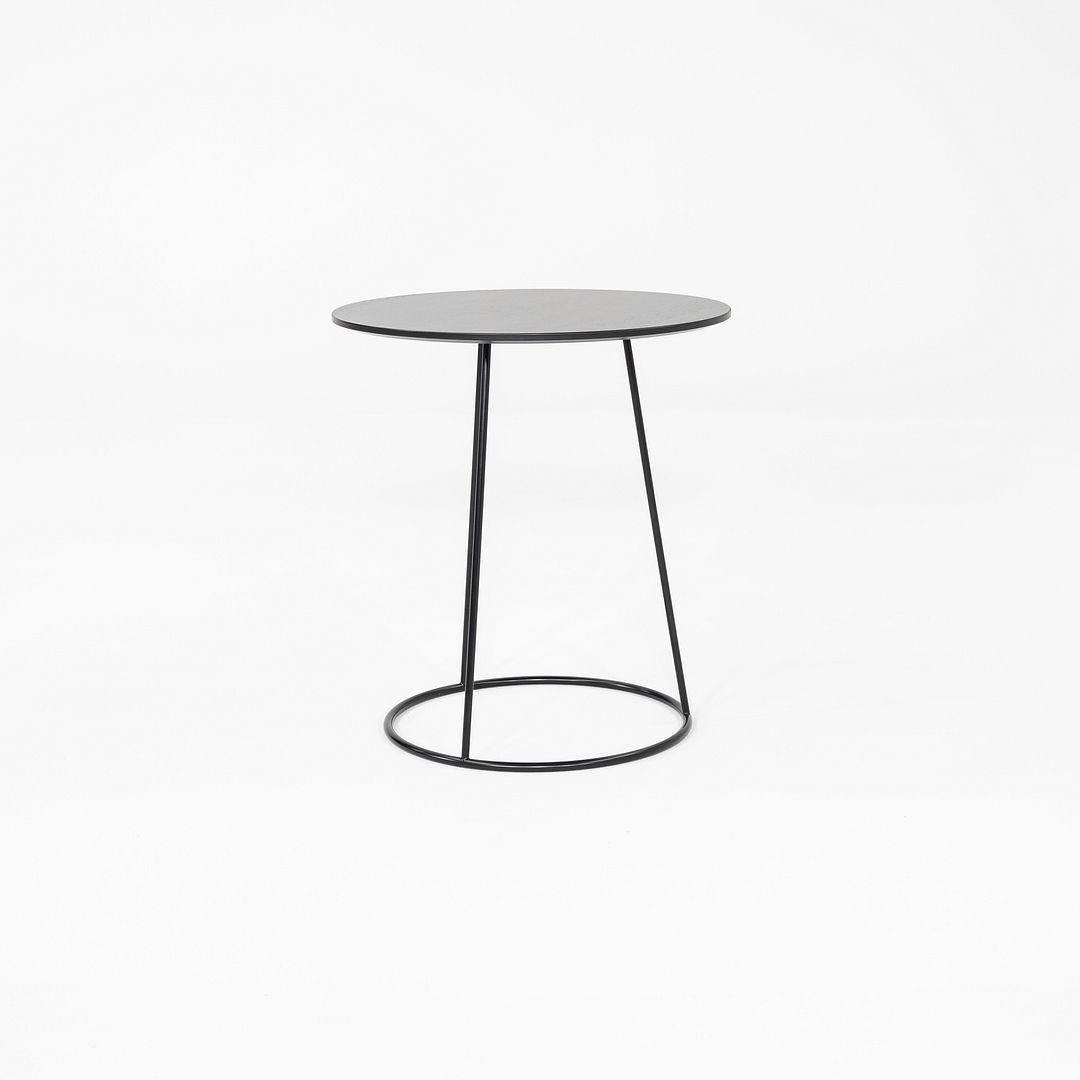 2019 Pair of Monica Forster for Swedese Breeze Side Tables in Black Wood in vendita 4