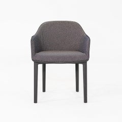 2019 Pair of Ronan & Erwan Bouroullec Dining Chairs in Grey Fabric