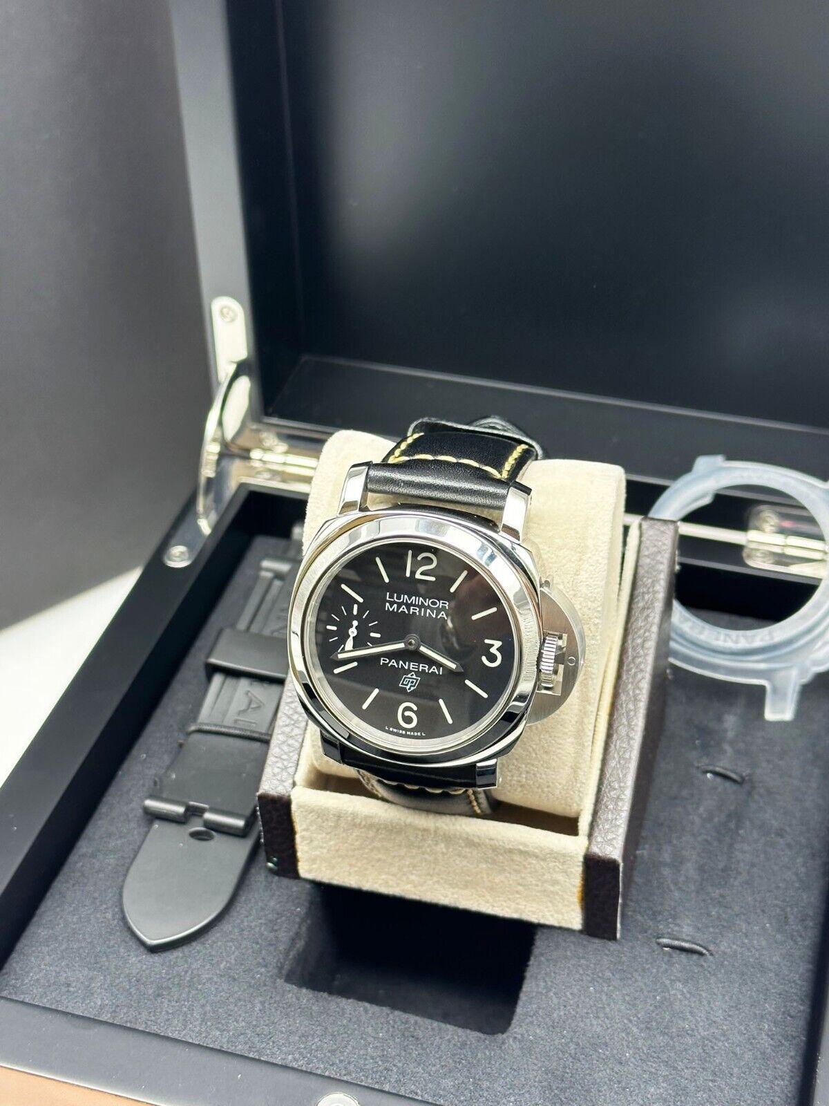 2019 Panerai PAM00776 PAM 776 Luminor Marina Logo Stainless Steel In Excellent Condition For Sale In San Diego, CA