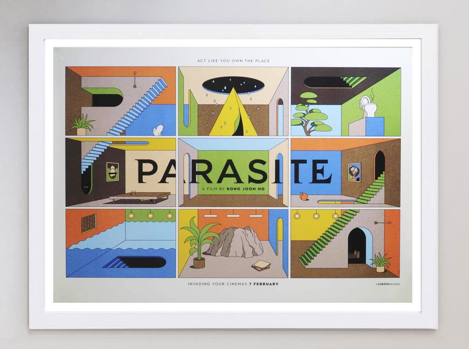 2019 Parasite Original Vintage Poster In Good Condition For Sale In Winchester, GB