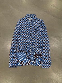 2019 Prada psychedelic argyle print set