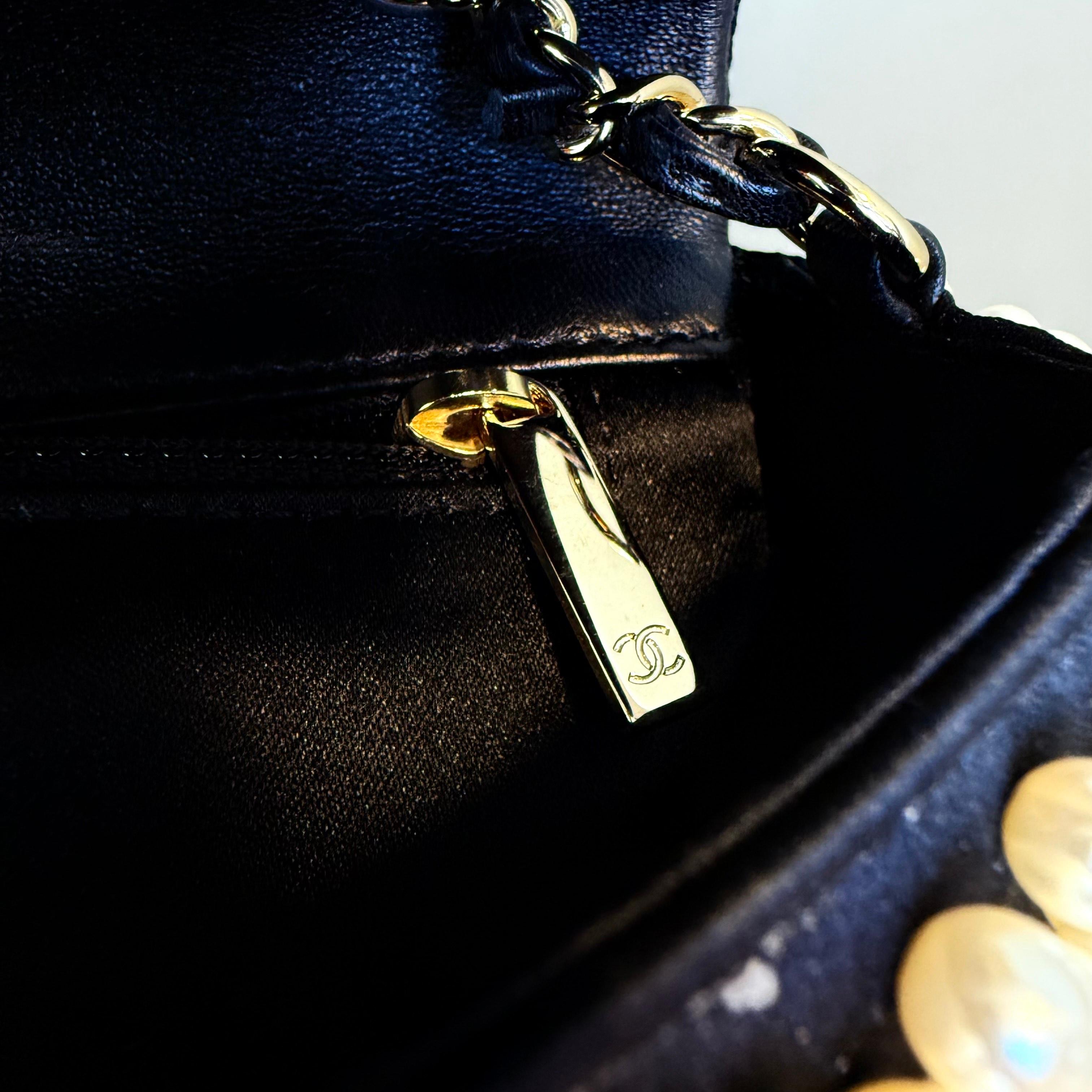 2019 Rara borsa limitata Chanel by Karl Lagerfeld for Chanel con perle in vendita 8