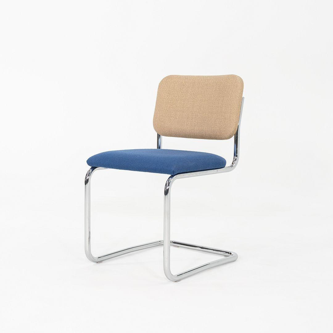 2019 Set of Five Marcel Breuer for Knoll Cesca Armless Dining Side Chairs In Good Condition For Sale In Philadelphia, PA