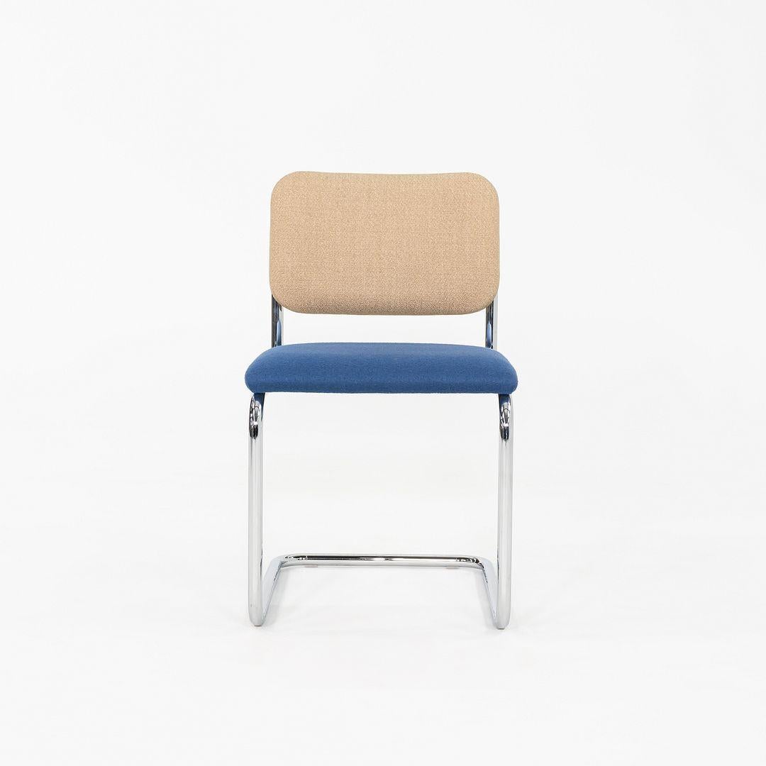 Contemporary 2019 Set of Five Marcel Breuer for Knoll Cesca Armless Dining Side Chairs For Sale