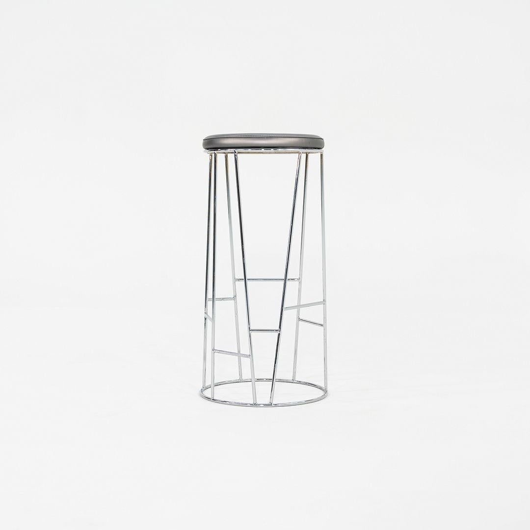 Acier Tabouret de bar pivotant de Arik Levy pour Bernhardt Design en alliage Maharam, 2019 en vente