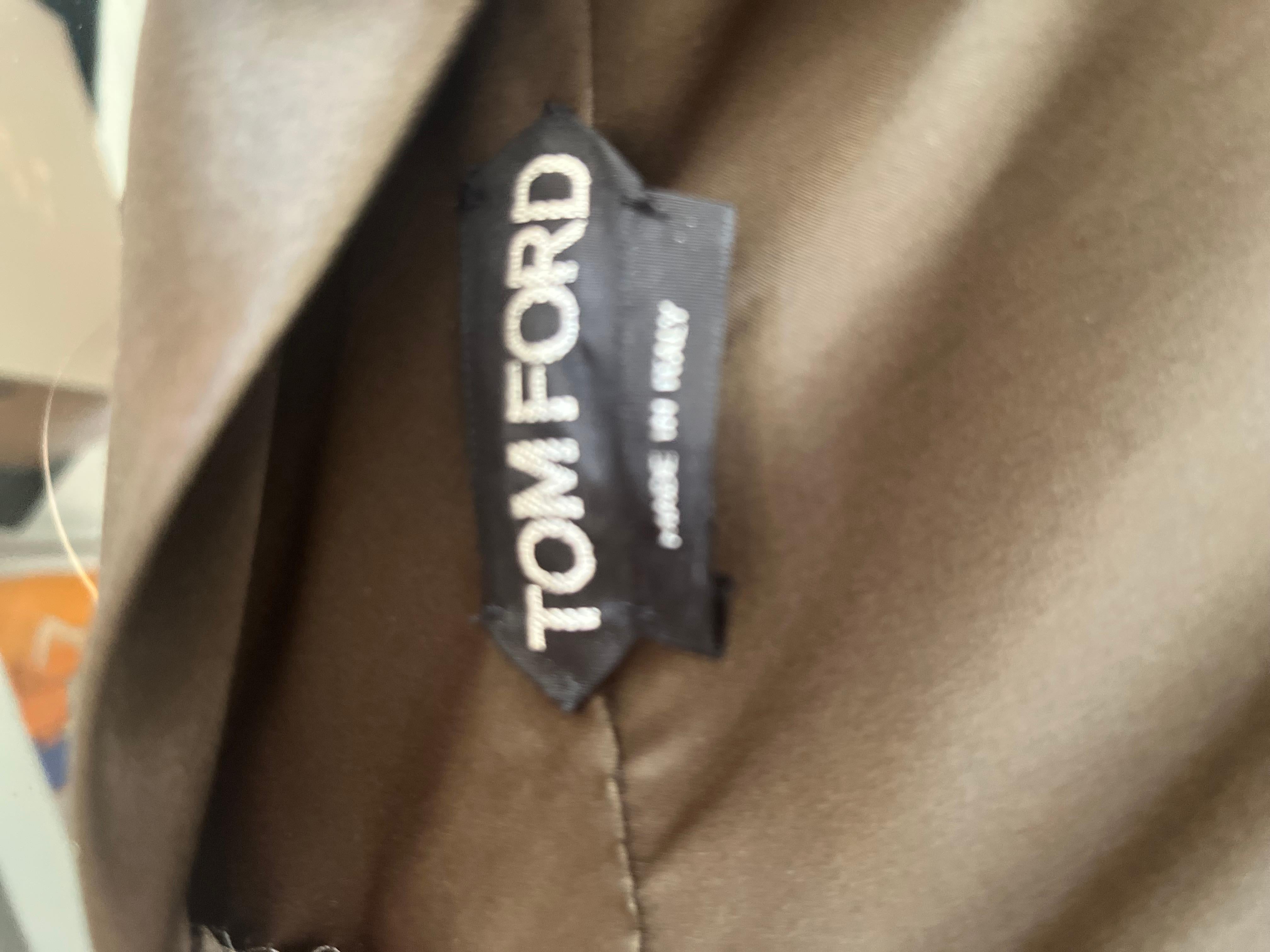 2019 Tom Ford Silk Suit 46 (itl) For Sale 2