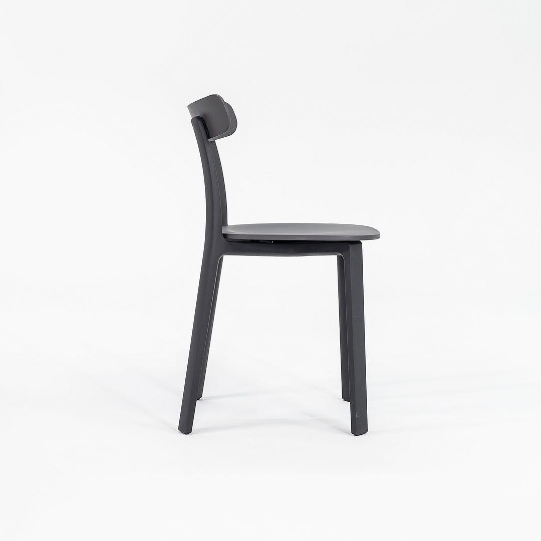 Vitra Esszimmerstühle aus Kunststoff von Jasper Morrison in Graphitgrau, 2019 im Angebot 1