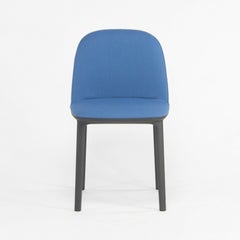 2019 Vitra Softshell Side Chair w/ Light Blue Fabric by Ronan & Erwan Bouroullec