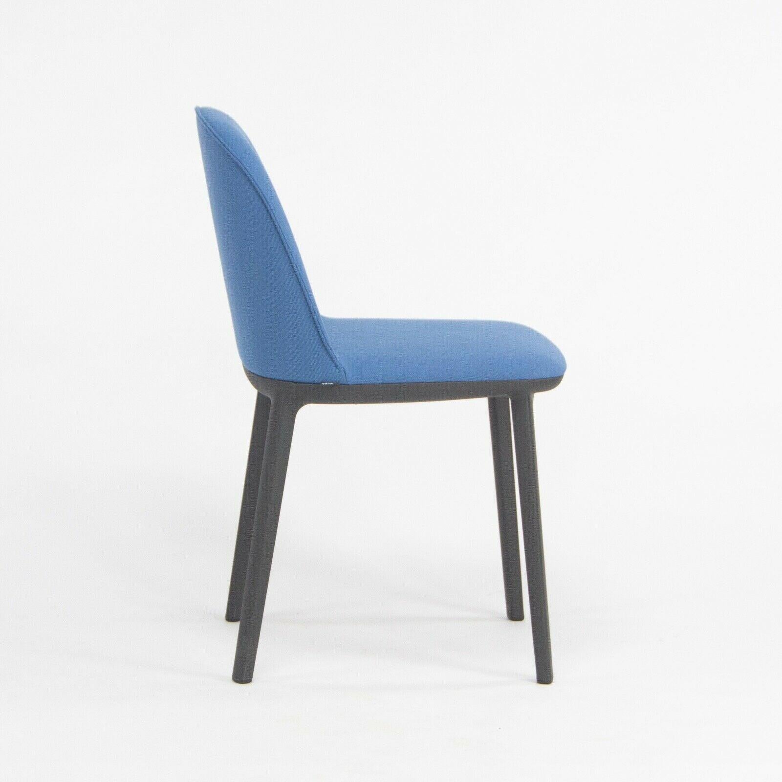 2019 Vitra Softshell Side Chair w/ Light Blue Fabric by Ronan & Erwan Bouroullec For Sale 1