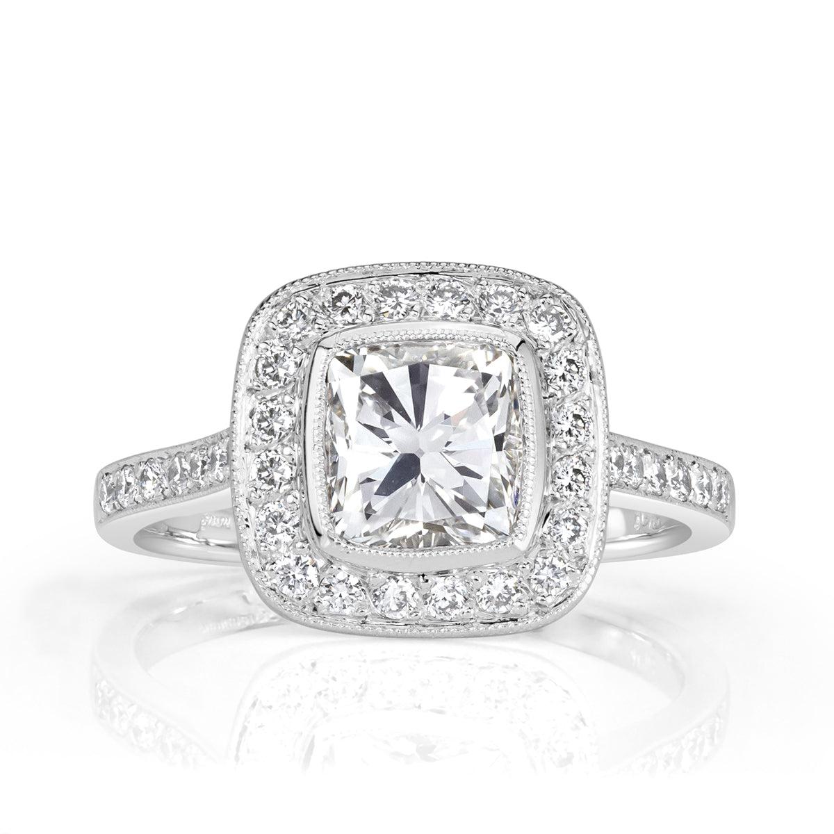 2.01ct Cushion Cut Diamond Engagement Ring