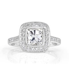 2.01ct Cushion Cut Diamond Engagement Ring