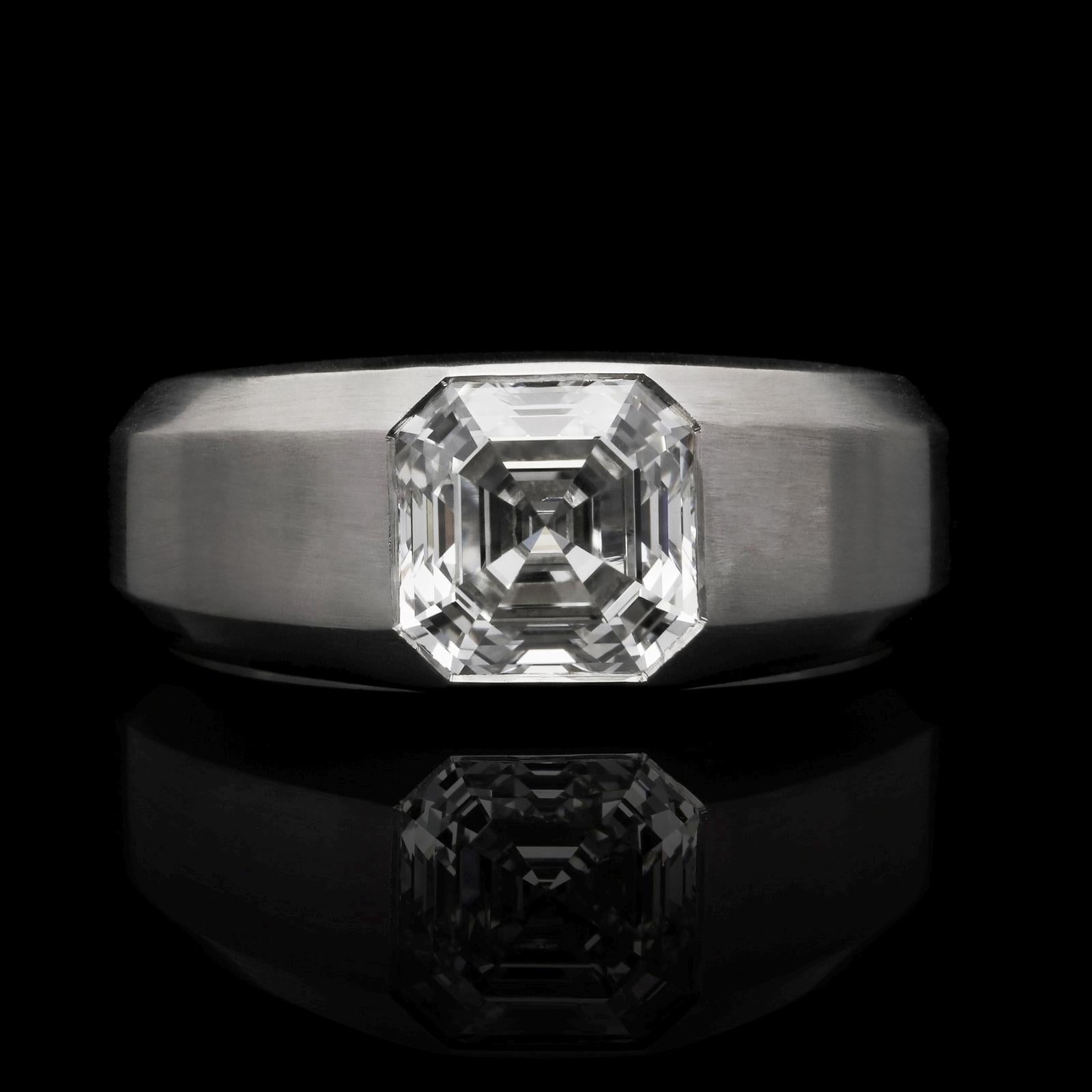 carre cut diamond vs asscher