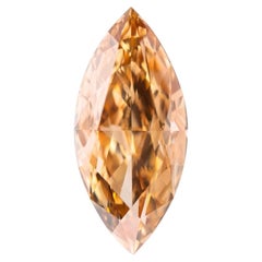 2.01ct Yelow Diamond - Natural Loose Fancy Orangy Yellow GIA SI2 Marquise Shape