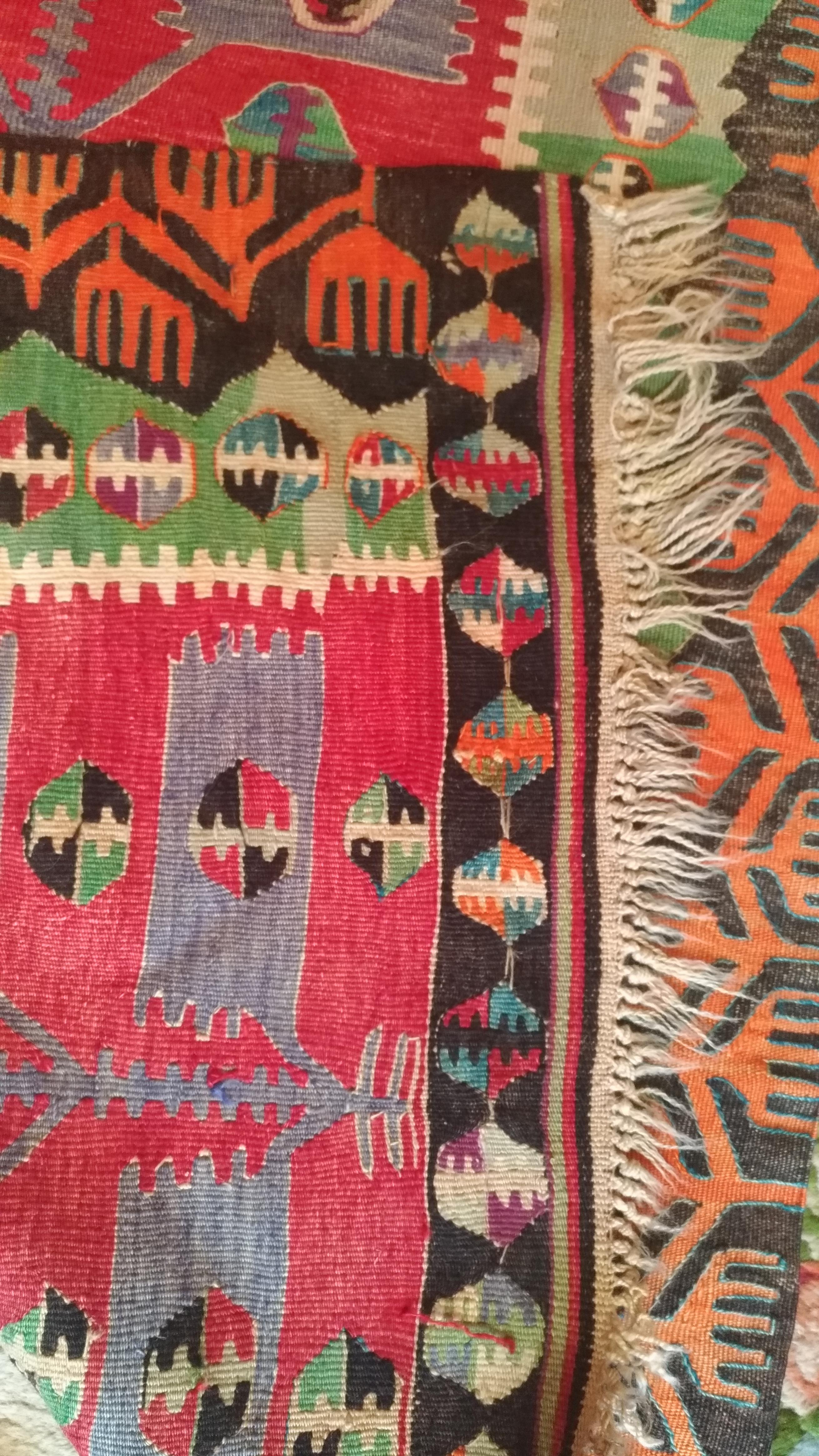 202 - 20th Century Turkish Kilim Carpet 'kars' For Sale 1