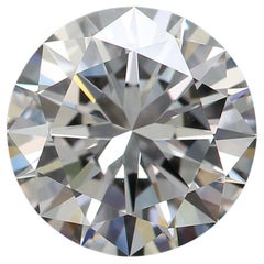 Diamant taille ronde de 2,02 carats de pureté VVS1 certifié GIA