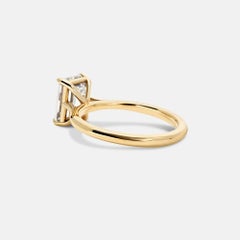 2.02 Carat Emerald-cut Statement  A Classic Statement  Diamond Ring