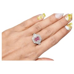  2.02 Carat Fancy Brown Pink Diamond Ring GIA Certified SI1 Clarity