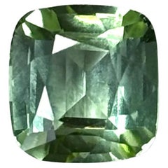 2.02 Carat Natural Green Tourmaline Gemstone Emerald Cut