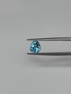 2.02 Carat Natural Metallic Blue Zircon