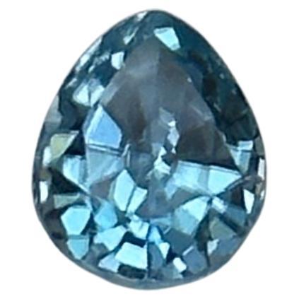Zircon bleu métallisé naturel de 2.02 carats