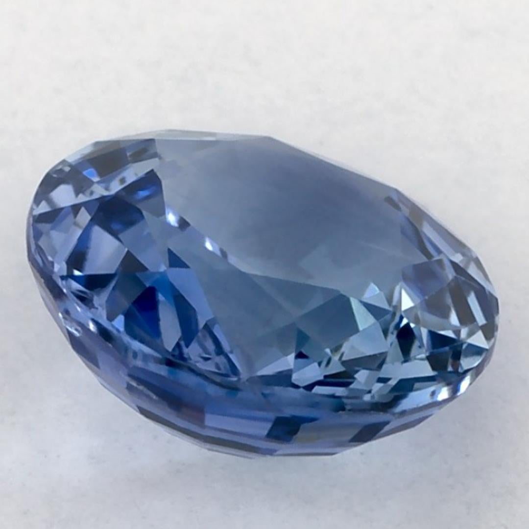 2.02 Karat Blauer runder Saphir, loser Edelstein im Angebot 1