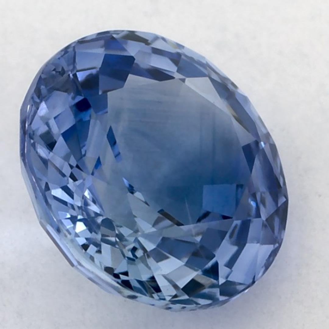 2.02 Karat Blauer runder Saphir, loser Edelstein im Angebot 2