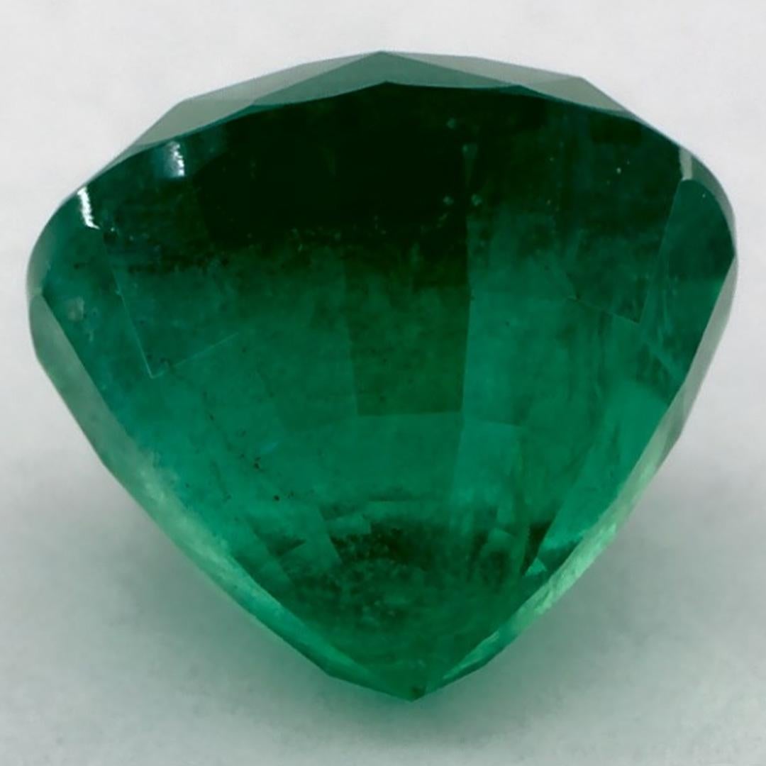 2.02 Ct Emerald Round Loose Gemstone (pierre précieuse en vrac) Neuf à Fort Lee, NJ