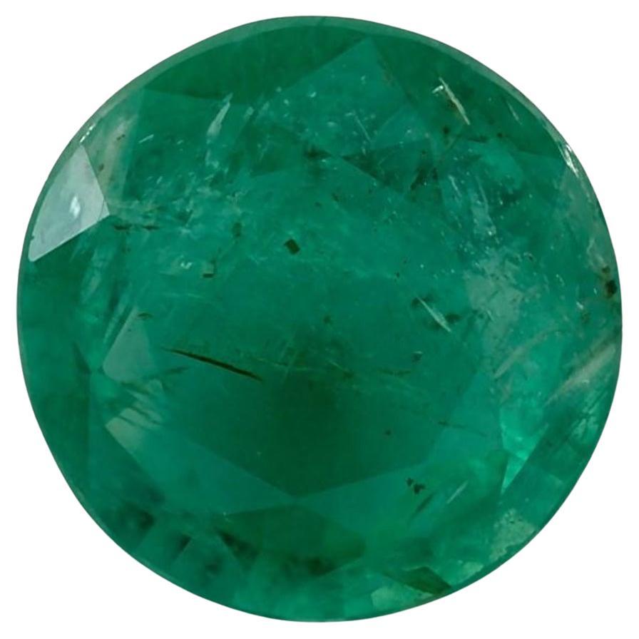 2.02 Ct Emerald Round Loose Gemstone For Sale