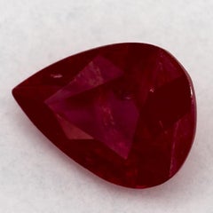 2.02 Ct Ruby Pear Loose Gemstone