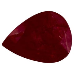 2.02 Ct Ruby Pear Loose Gemstone (pierre précieuse en vrac)