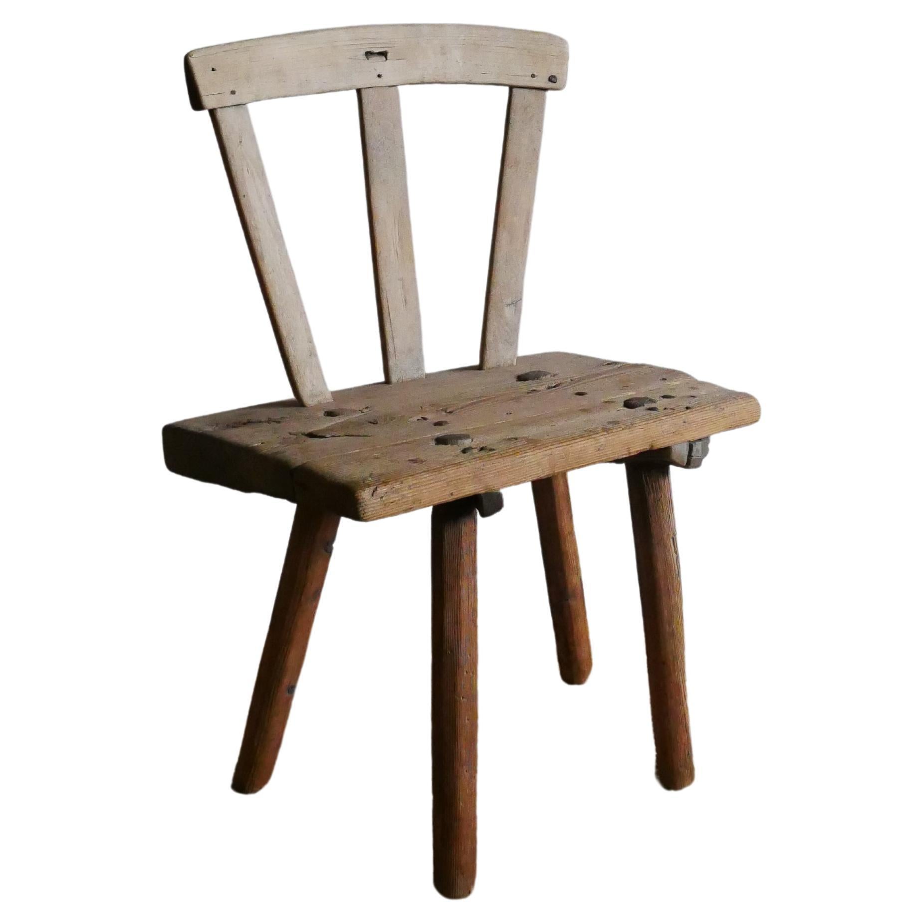 Swedish Folk Art Chair ca 1821