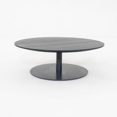 2020 Bernhard Muller for More B14 Coffee Table in Ebonized Wood and Metal Base