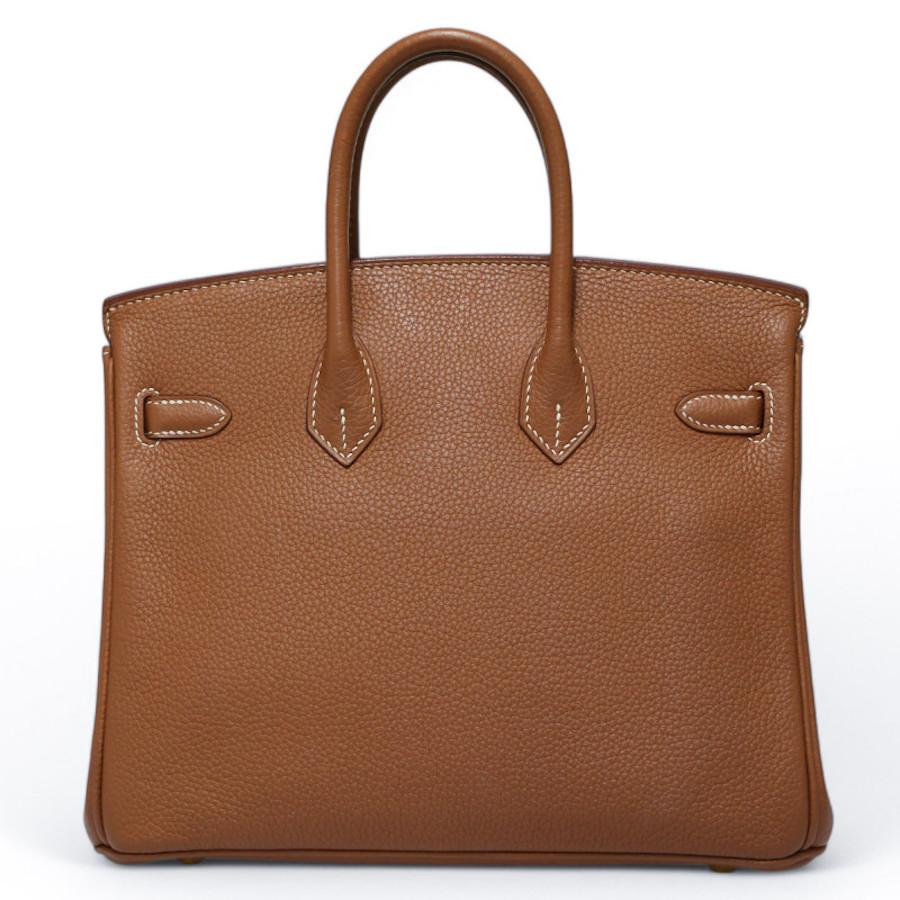Brown 2020 Birkin 25 gold Togo leather For Sale