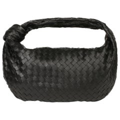 Bottega Veneta Jodie Mini Intrecciato Black in Lambskin/Calfskin with  Silver-tone - US