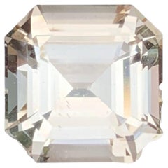 Piedra suelta de topacio de color dorado claro, de 20,20 quilates, con corte Asscher, procedente de Pakistán
