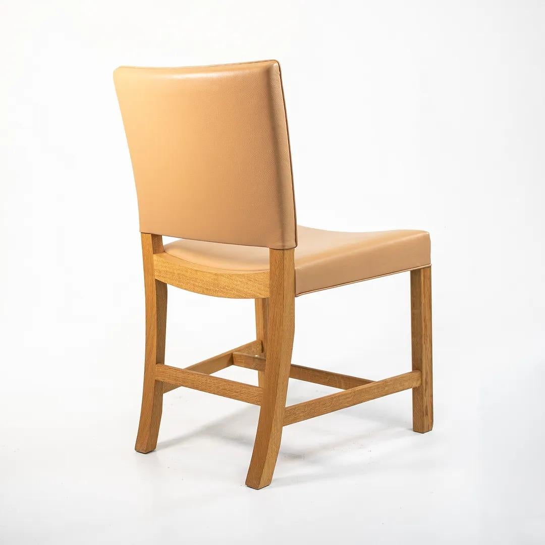 2020 Carl Hansen KK39490 Small RED Chair by Kaare Klint in Tan Leather 1