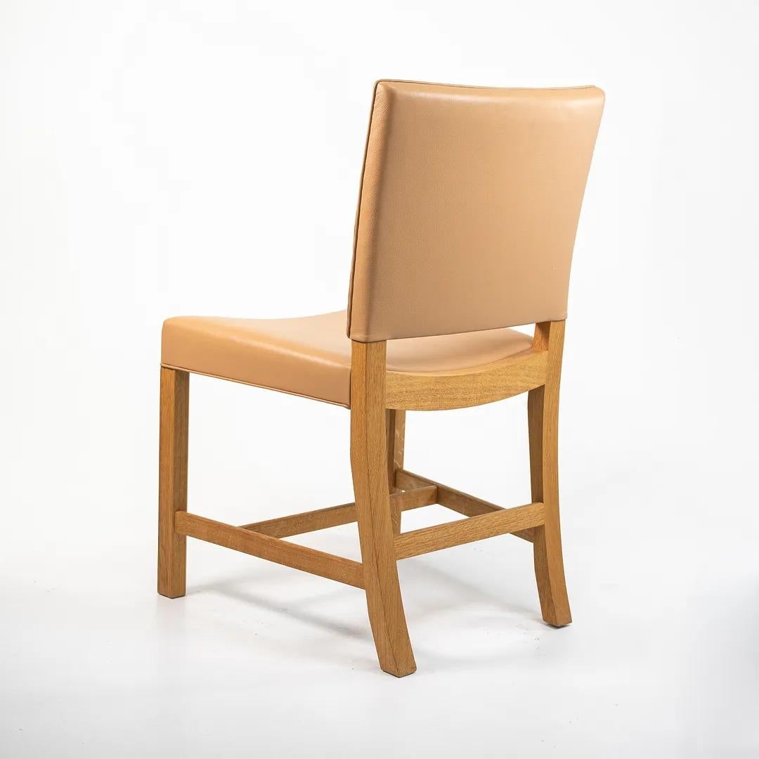2020 Carl Hansen KK39490 Small RED Chair by Kaare Klint in Tan Leather 2